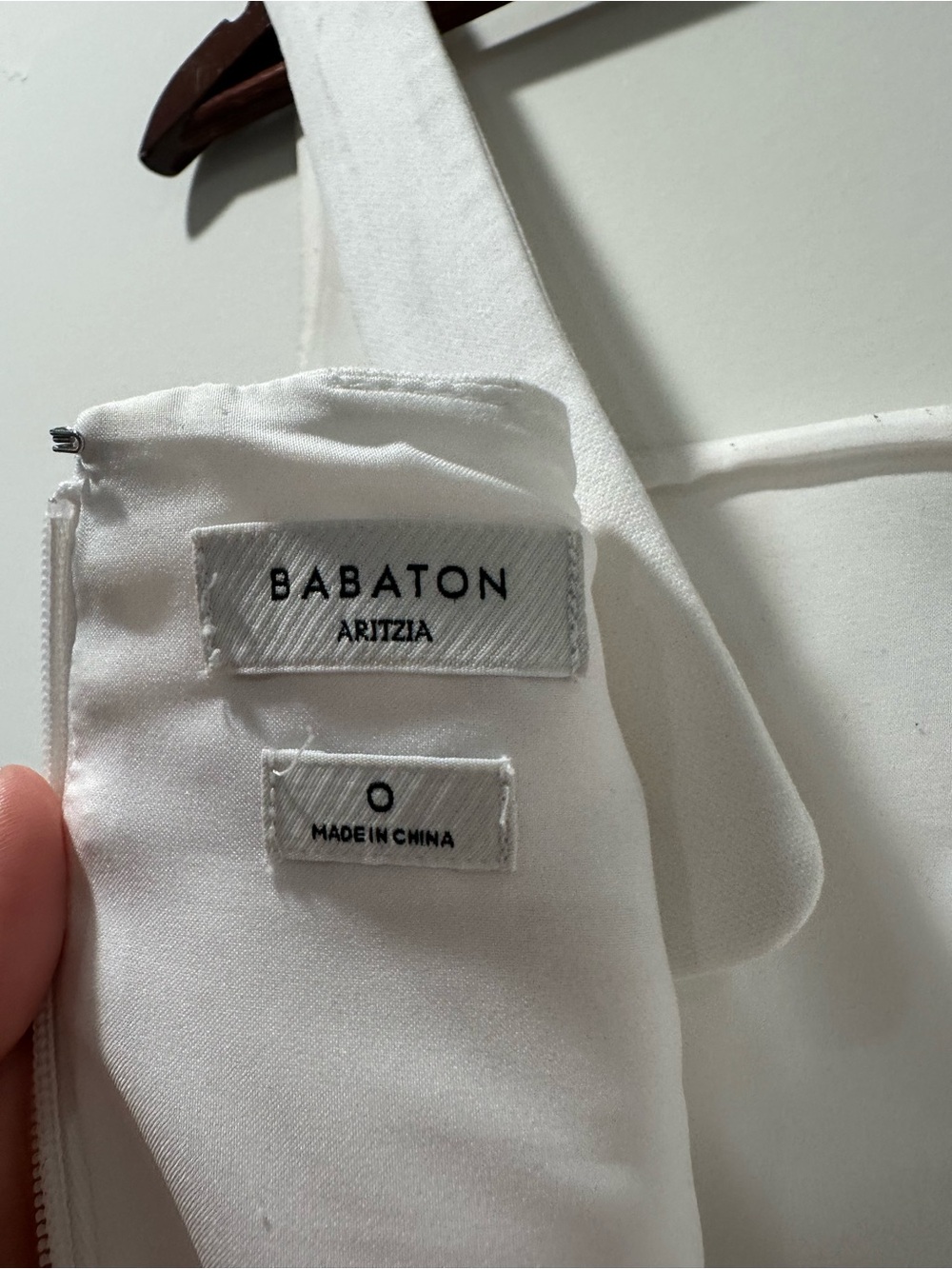 Babaton White Sleeveless Shift Dress